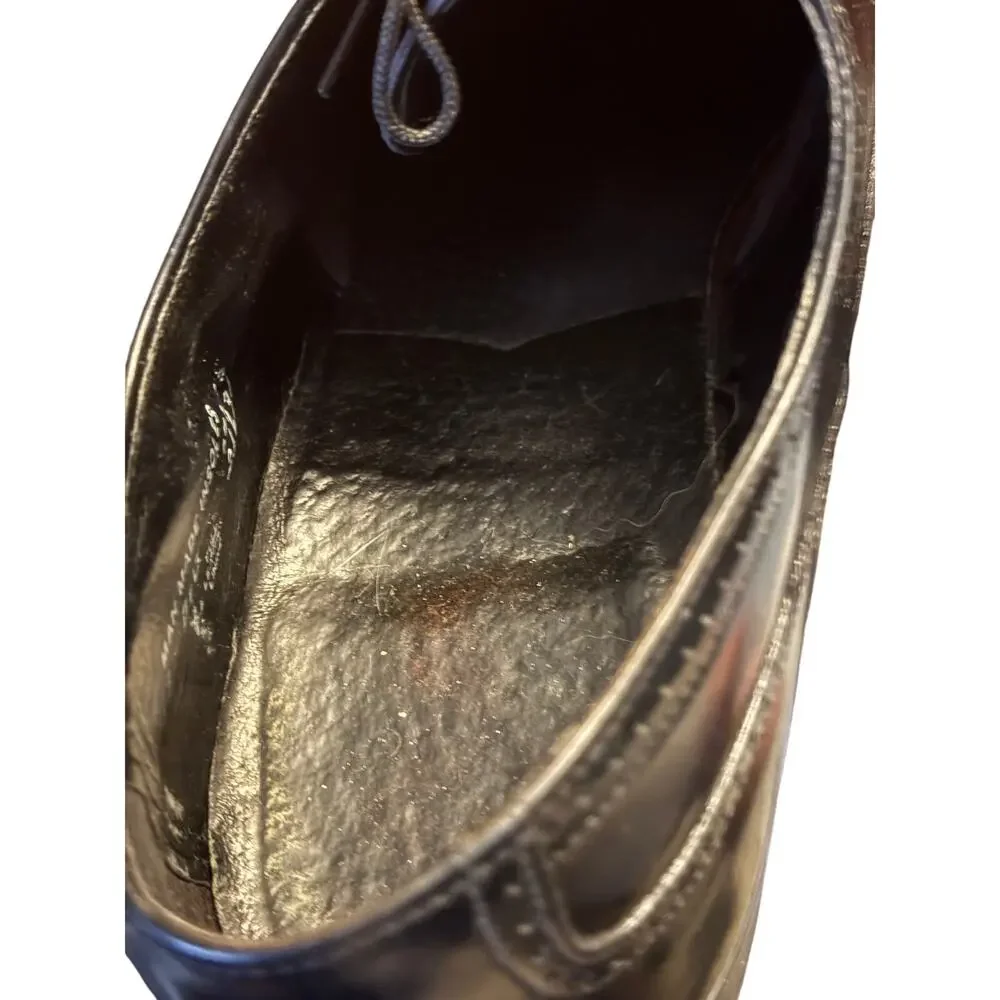 Florsheim Imperial Black Leather Wingtip Oxford Dress Shoes Size 13 D Read